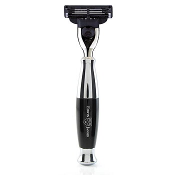 Rakhyvel Mach3 Razor Diffusion 36 – krompläterad med ebenholtsimitation