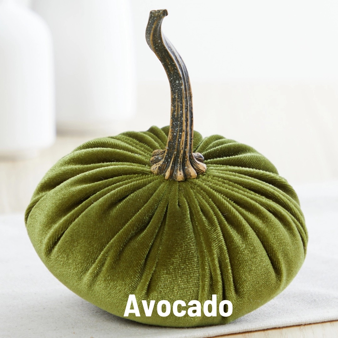 Sammetspumpa Liten Avokado - Handgjord Ø≈12,7cm