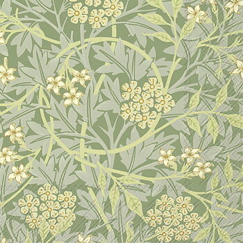 Servetter Kaffe V&A Jasmine Green