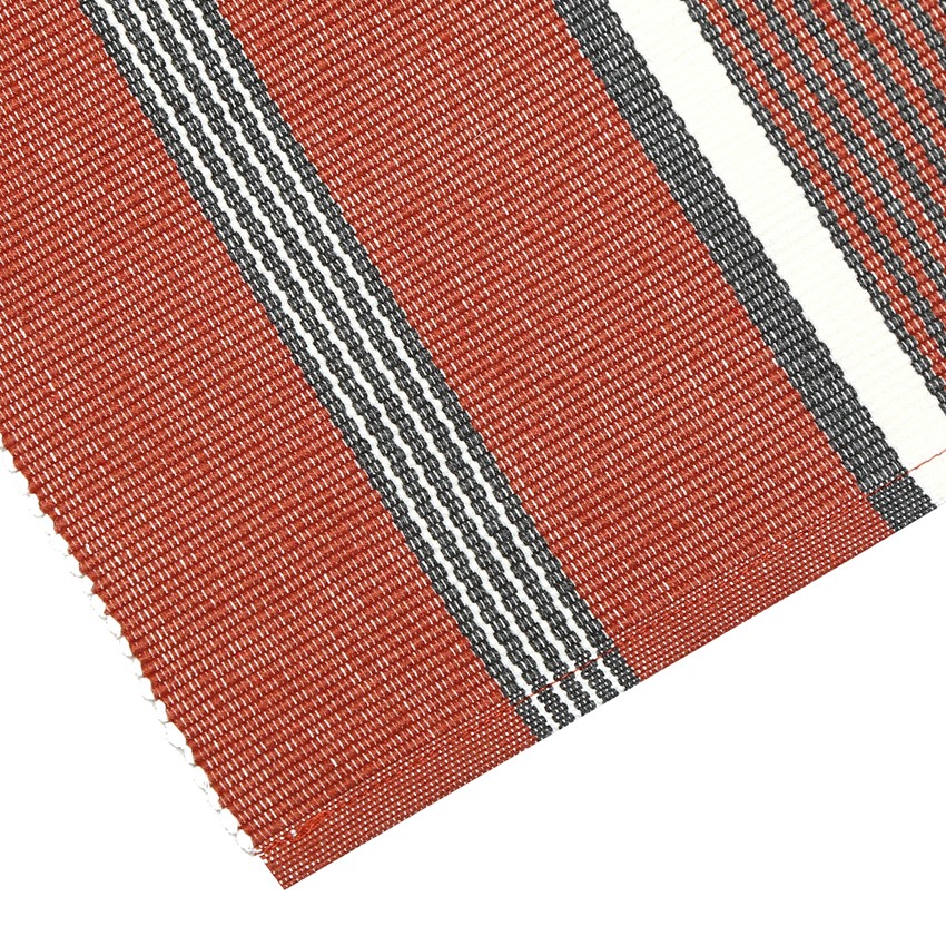 Löpare GRETA Recycled OEKO-TEX® – Rost, grå & Beige 33x240cm - 2