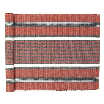 Löpare GRETA Recycled OEKO-TEX® – Rost, grå & Beige 33x240cm