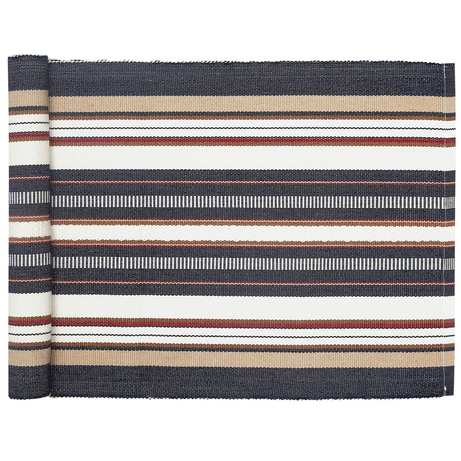 Löpare KARIN Recycled OEKO-TEX® – Marinblå Multi 33x120cm