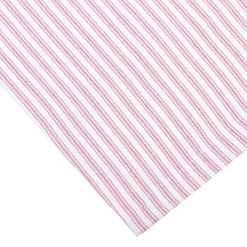 Bordsduk LINA Recycled OEKO-TEX® – Rosa & Vitt 140x250cm
