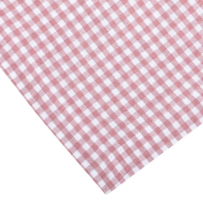 Bordsduk MADICKEN Recycled OEKO-TEX® – Rosa & Vit 90x90cm - 2
