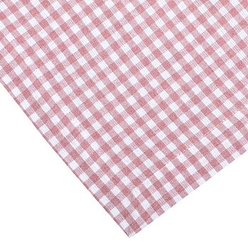 Bordsduk MADICKEN Recycled OEKO-TEX® – Rosa & Vit 90x90cm