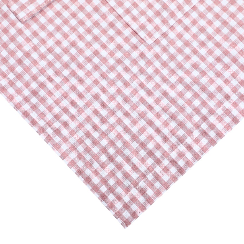 Barnförkläde MADICKEN Recycled – Rutigt i Rosa & Vitt 40x47cm - 2