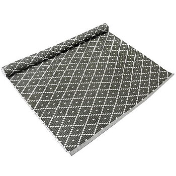 Ripsmatta ELLA – Recycled OEKO-TEX® – Oliv & Beige 70x160cm