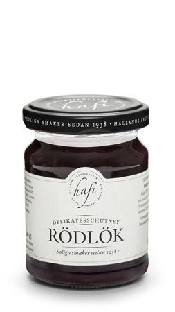 Delikatesschutney – Rödlök 140g, HAFI