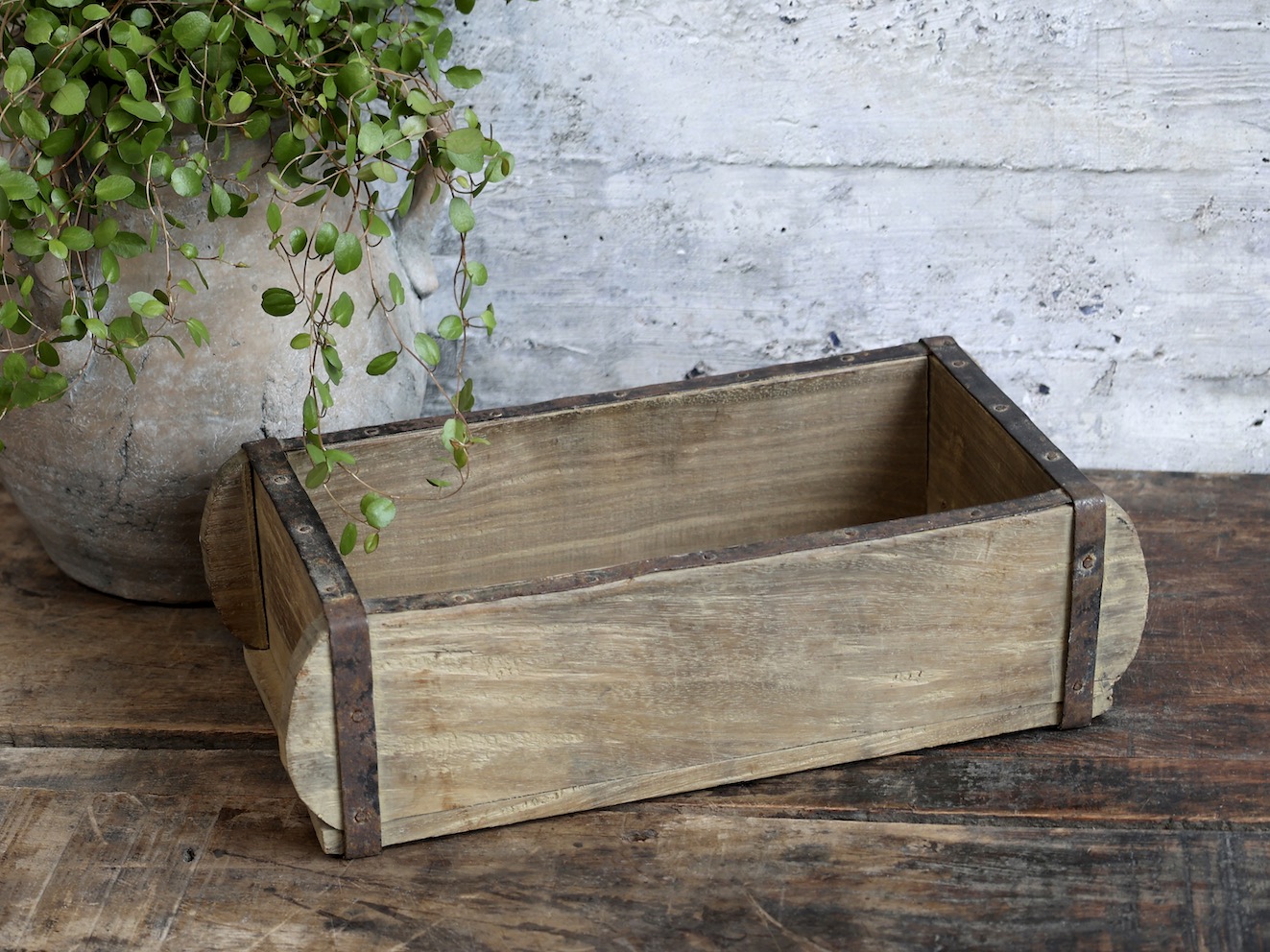 MURSTENSFORM I TRÄ, LITEN TRÄLÅDA UNIK 15x31cm - 10