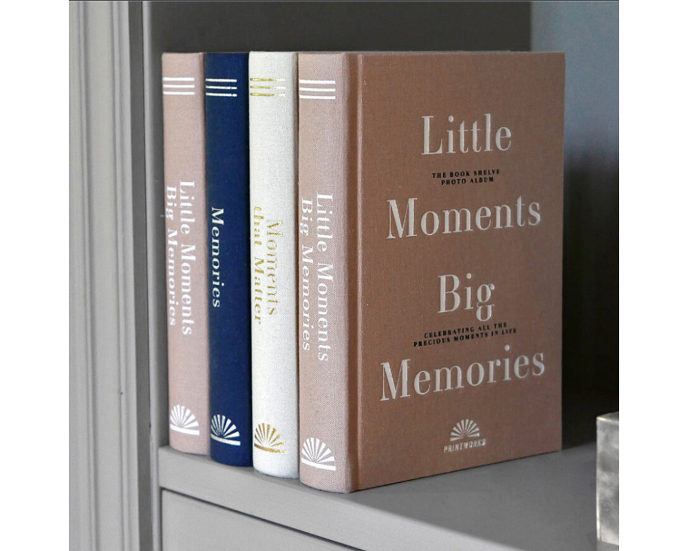 Fotoalbum "Little Moments, Big Memories" – 40 benvita sidor 20,5x14,3cm - 3