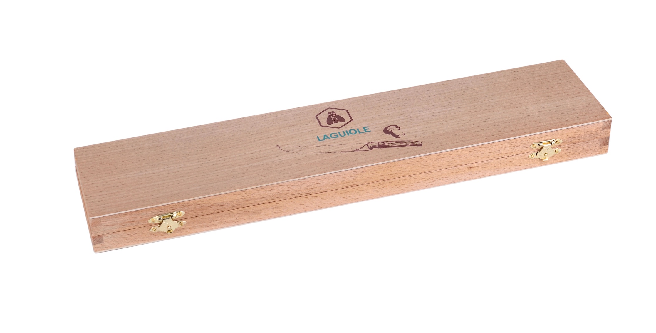 Sabreringssabel från Laguiole i snygg trälåda 41,6cm - 5