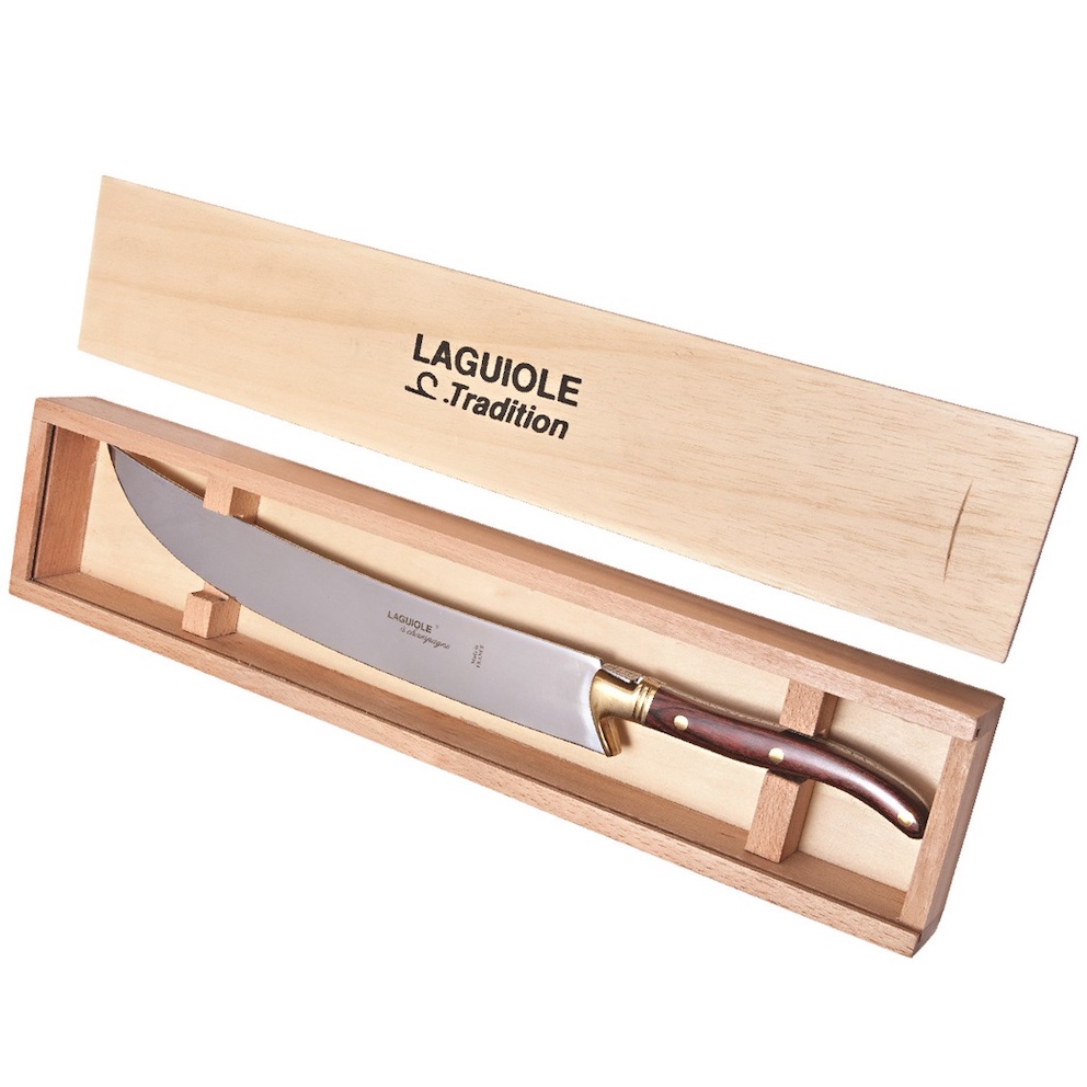 Sabreringssabel från Laguiole i snygg trälåda 41,6cm - 2