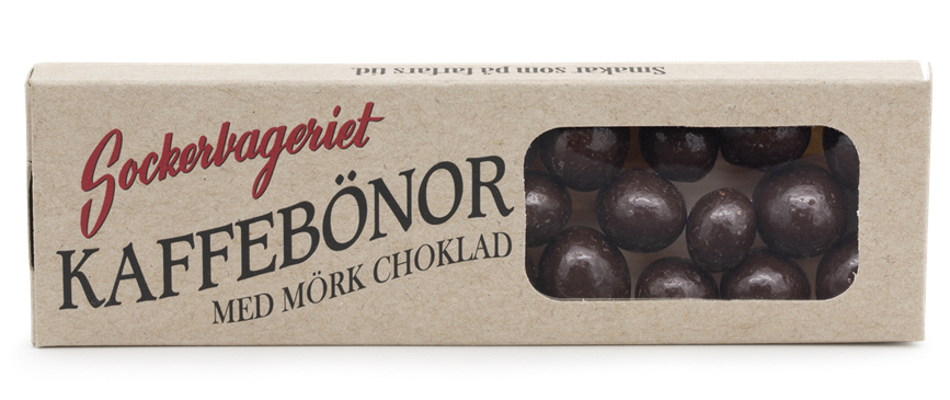 KAFFEBÖNOR ÖVERTÄCKTA MED MÖRK CHOKLAD 45G