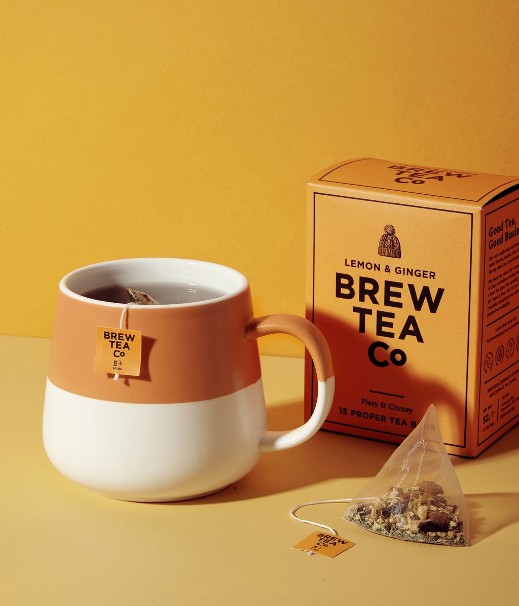 Brew Tea Lemon & Ginger tepåsar 15 st - 3