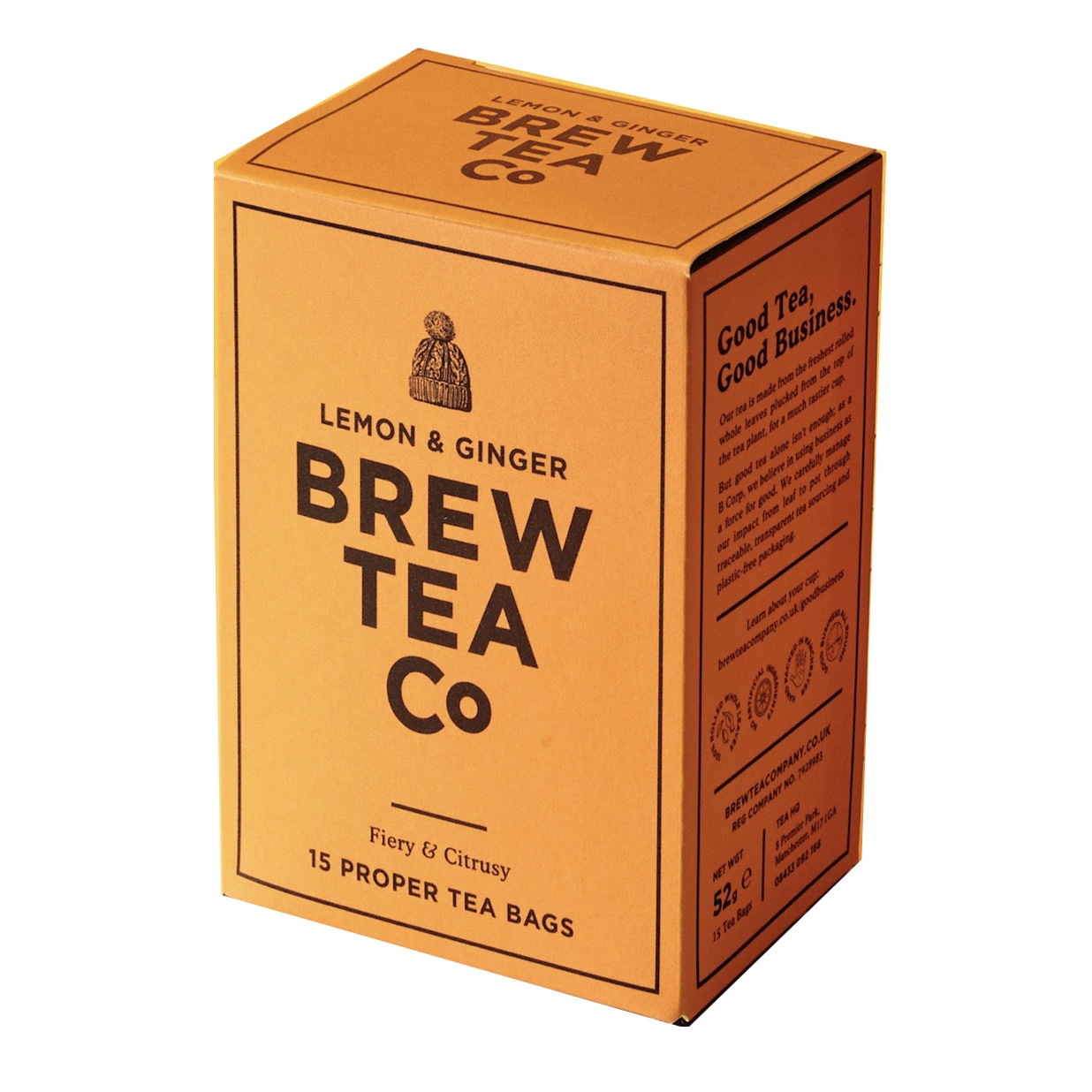 Brew Tea Lemon & Ginger tepåsar 15 st - 4