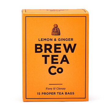 Brew Tea Lemon & Ginger tepåsar 15 st