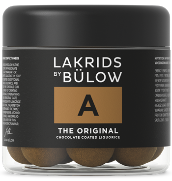 BÜLOW – A Lakrits THE ORIGINAL – Mjölkchoklad • Lakritspulver • Söt lakrits 115g