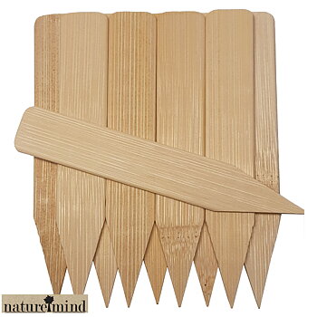 Märkpinnar i bambu – RAKA 12cm 10-pack