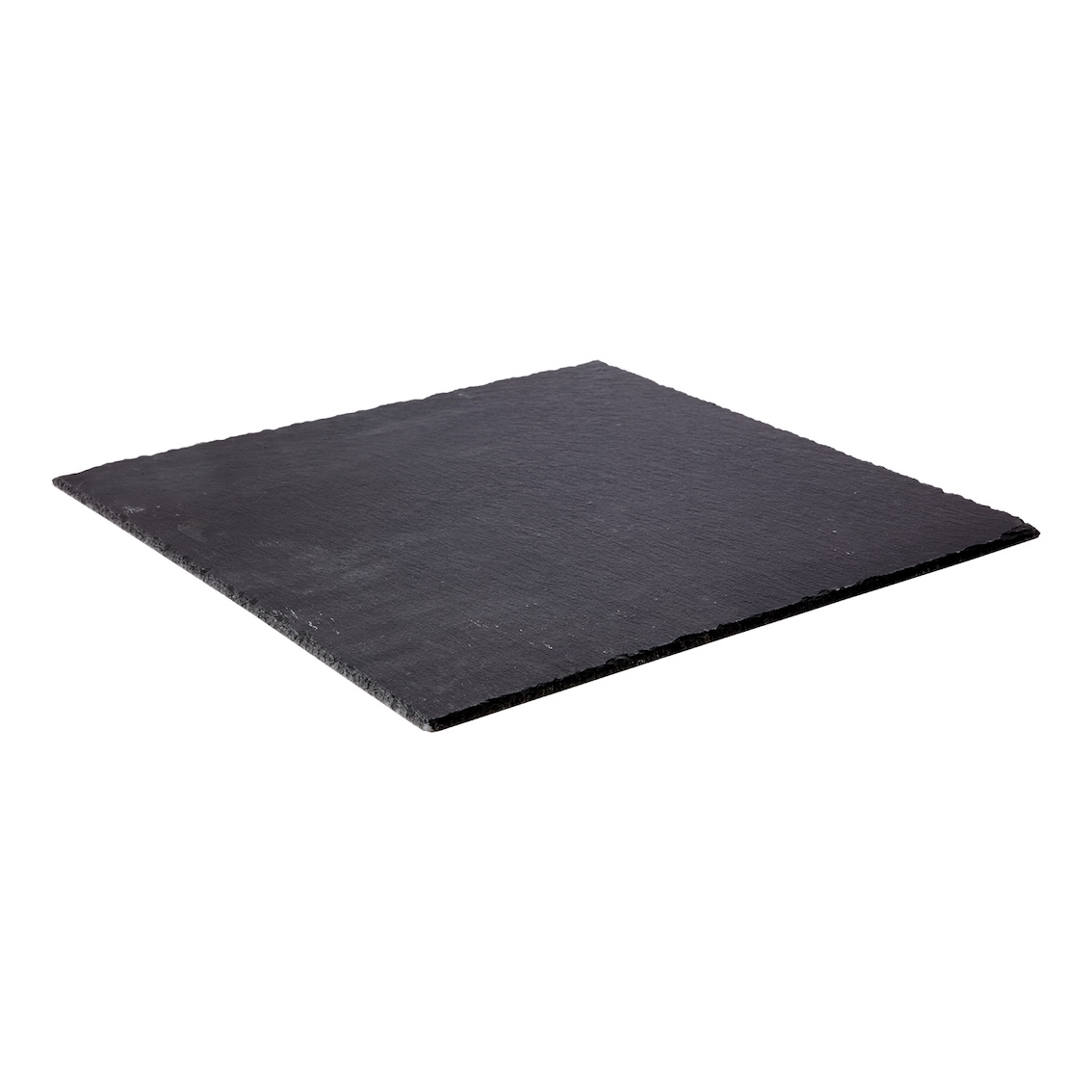 Serveringsfat / Ljusfat EBONY XL i skiffer med rak kant 40x40cm
