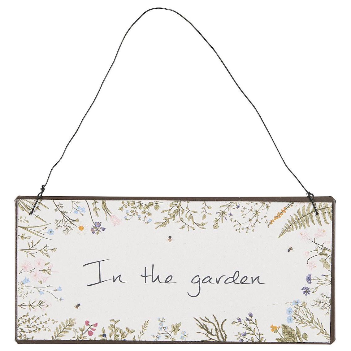 PLÅTSKYLT – In the Garden