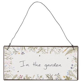 PLÅTSKYLT – In the Garden