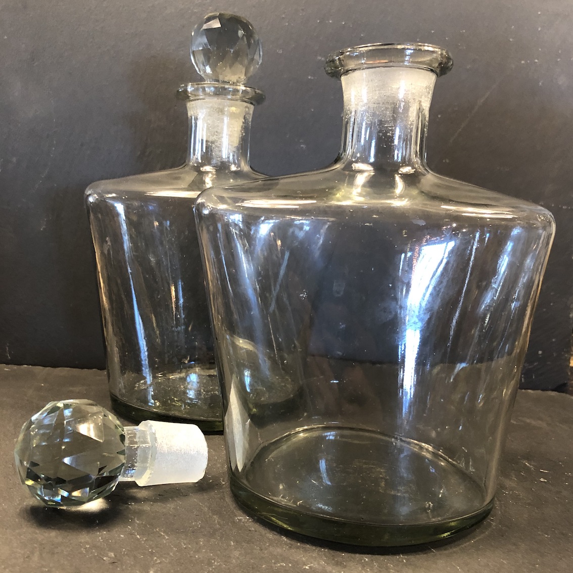 Glasflaska med prismakork H:22cm - 4