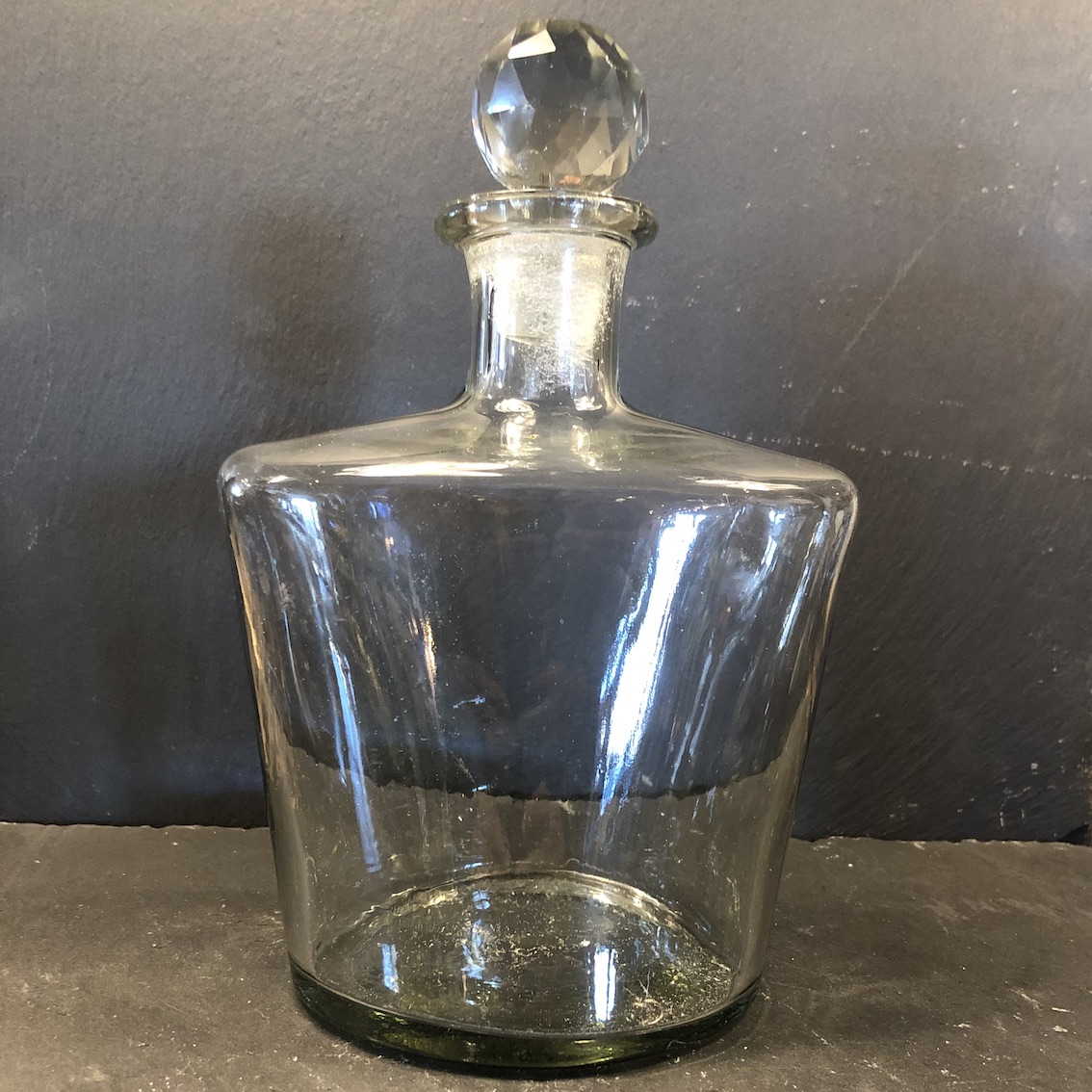 Glasflaska med prismakork H:22cm
