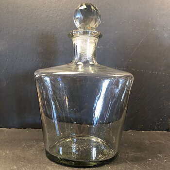 Glasflaska med prismakork H:22cm