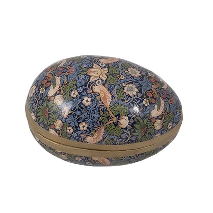 Påskägg 15cm papper – William Morris' Strawberry Thief - 4
