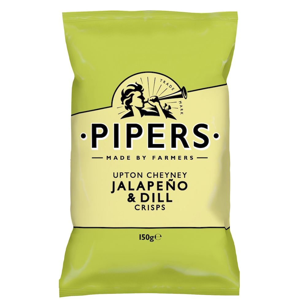 Chips – Pipers jalapeño & dill, 150g - 4