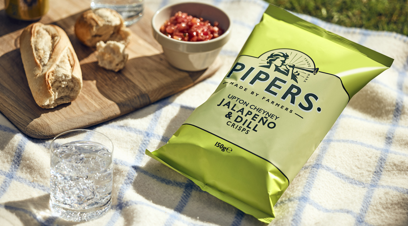 Chips – Pipers jalapeño & dill, 150g - 3