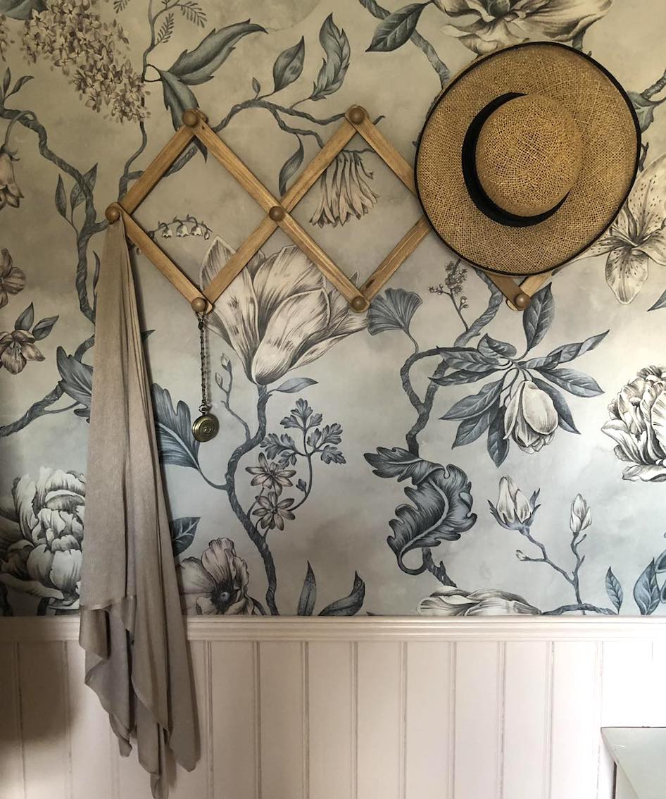 Hängare / Kroklist i trä med tio knoppar 34x84cm - 5