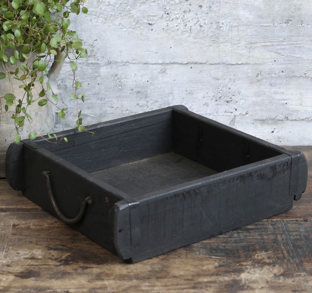 MURSTENSFORM I TRÄ UNIK DUBBEL SVART 31x25,5cm - 5