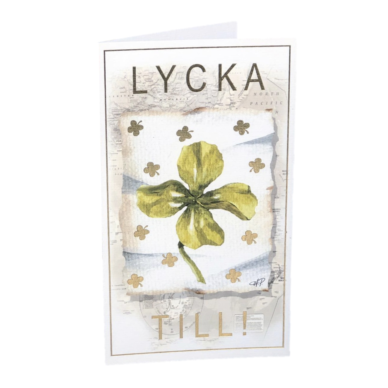 Kort m kuvert – Lycka till!