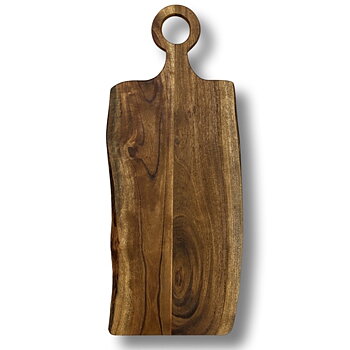 Skärbräda / Tapasbräda WOODY EDGE i oljad Akacia 25x65cm