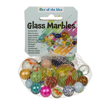 Spelkulor i påse – glaskulor 250g