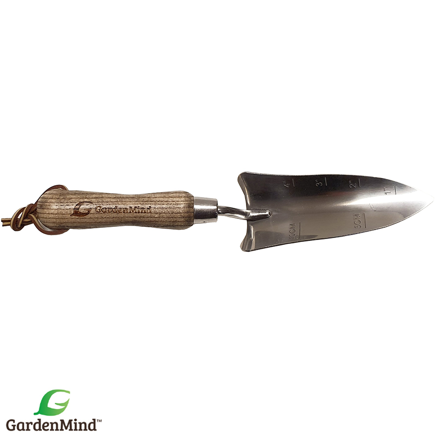 Planteringsspade nätt modell med mått i spetsen – GardenMind 32,5cm