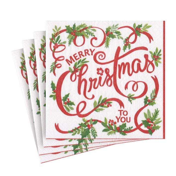 Servetter Kaffe Merry Christmas To You - 2