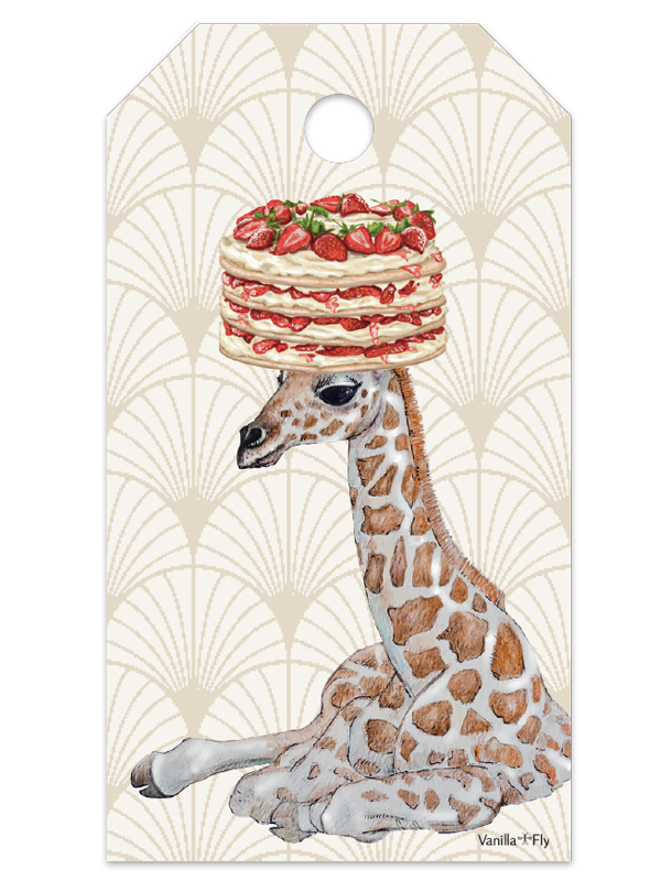 Paketkort – GIRAFF 5x9cm - 2