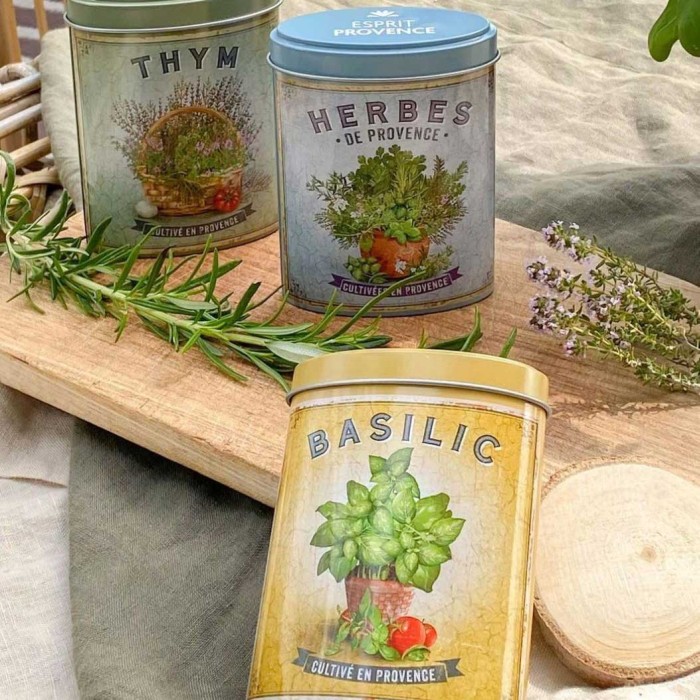 Herbes de Provence Label Rouge – fransk kryddblandning i fin plåtburk 12g - 2
