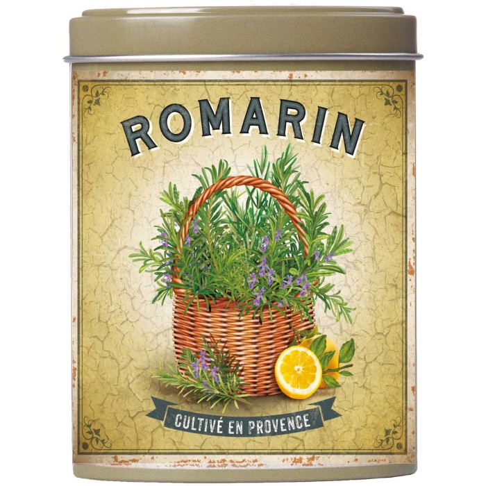 Rosmarin från Provence i fin plåtburk 25g