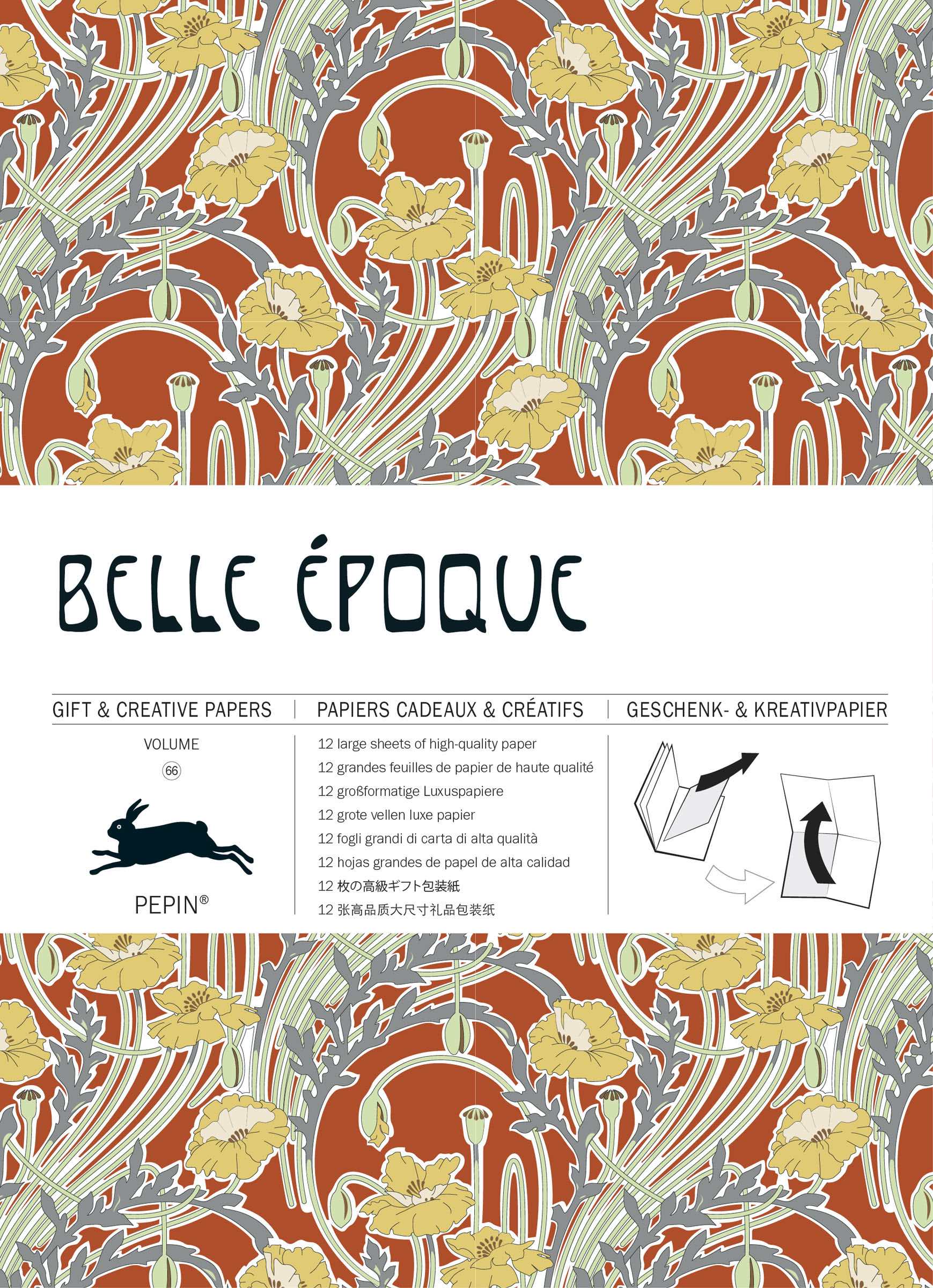 BOK MED PRESENTPAPPER – franska Belle Époque - 3