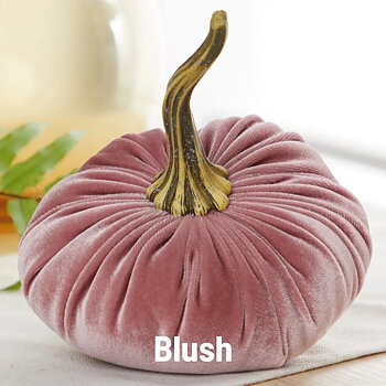 Sammetspumpa Mellan ROSA - Handgjord Ø≈16cm