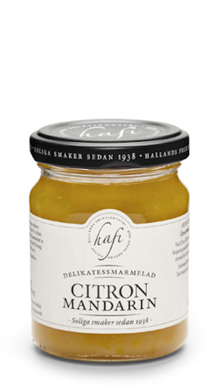Delikatessmarmelad – Citron & Mandarin 140g, HAFI