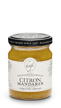 Delikatessmarmelad – Citron & Mandarin 140g, HAFI