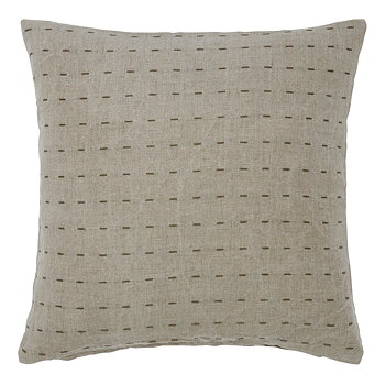 Kuddfodral HARRIET Mörk nougat i 100% linne OEKO-TEX® 45x45cm