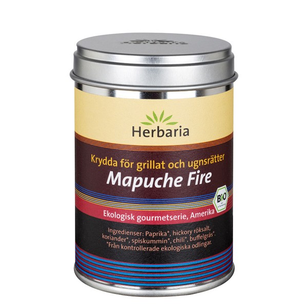 Herbaria Mapuche Fire – Rökig grillkrydda EKO 95g