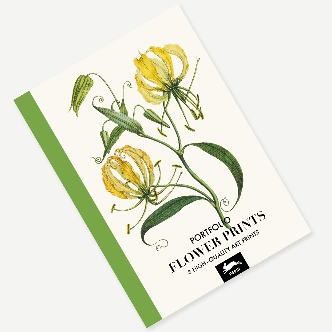 Art Portfolio FLOWER – Lyxig mapp med 8 lösa konstblad 30x42cm - 4