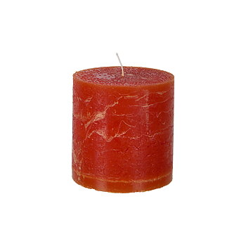 BLOCKLJUS COTÉ NORD MÖRKORANGE Ø10XH10CM 60H