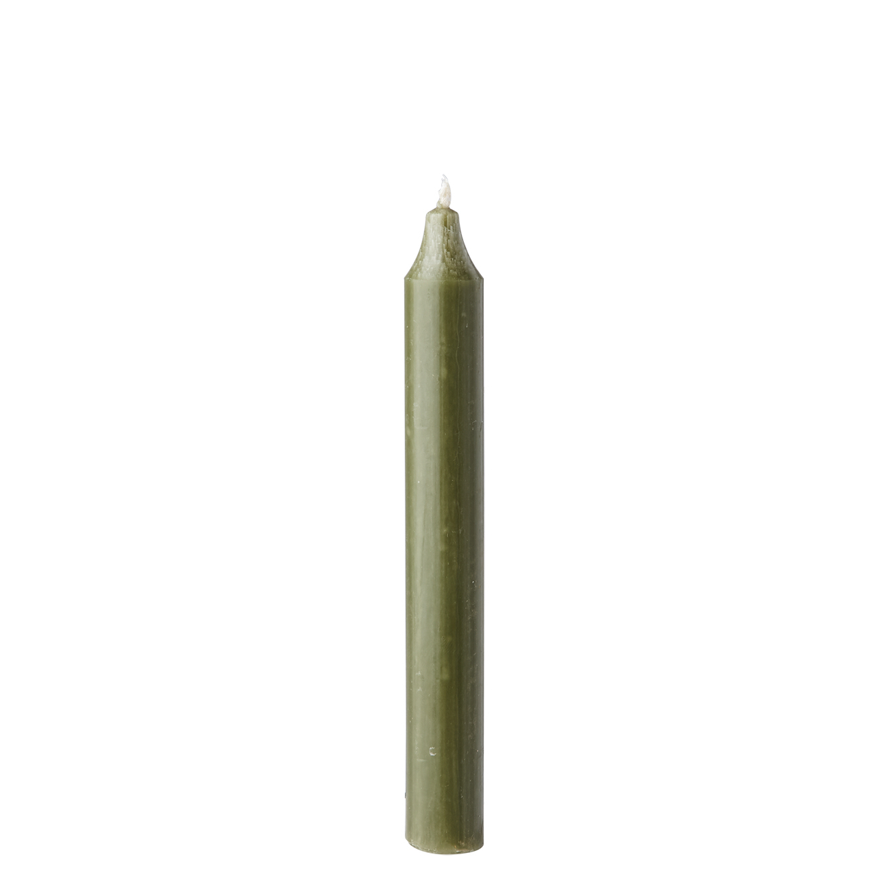 Kort KRONLJUS 18cm Ø2,2cm – Skogsgrön RUSTIK - 2